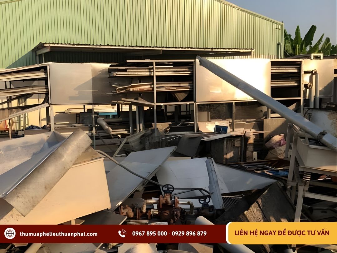 Thu mua thanh lý toàn bộ tài sản cố định của nhà máy, xí nghiệp